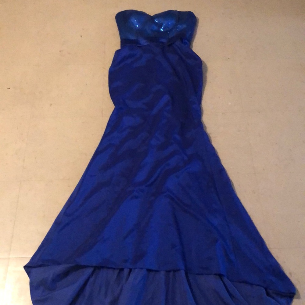 Blue Prom Dress w/ Train